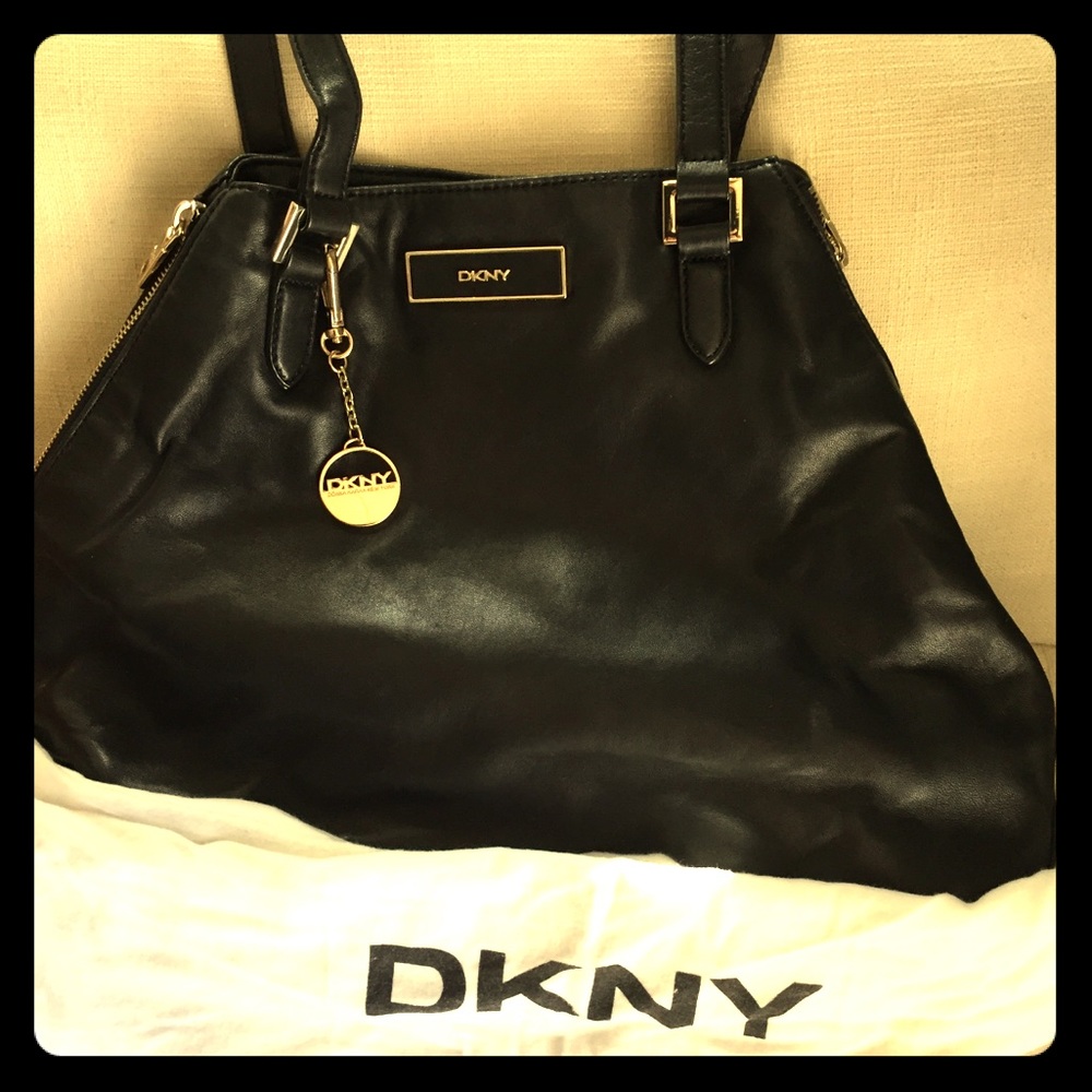 DKNY leather purse